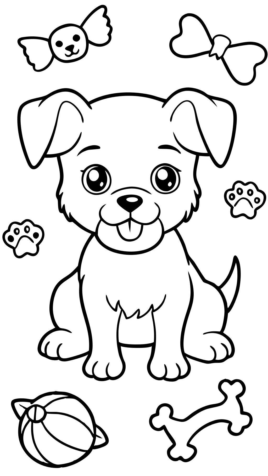 coloriages de chiots